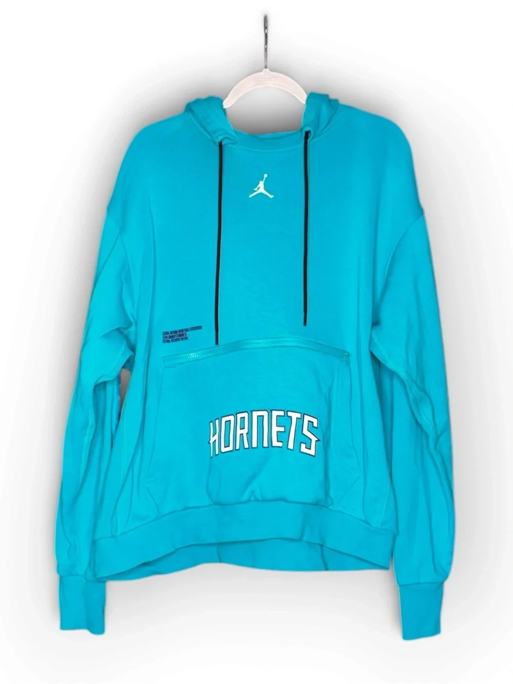 Jordan Charlotte Hornets Statement Edition Hoodie Men’s XL Teal NBA Pullover EUC